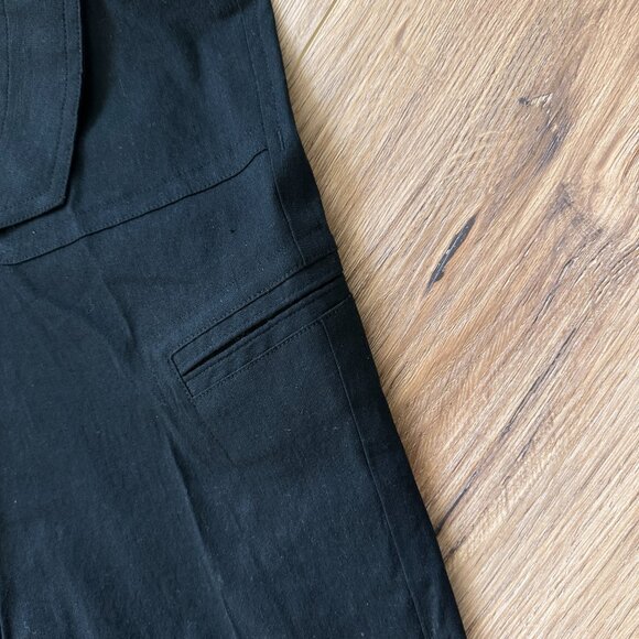 Vince Belted Linen-Blend Pants - Picture 8 of 13